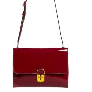 TORY BURCH
PATENT LEATHER CONVERTIBLE SHOULDER BAG